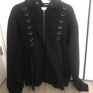 Sweatshirt with hoodie